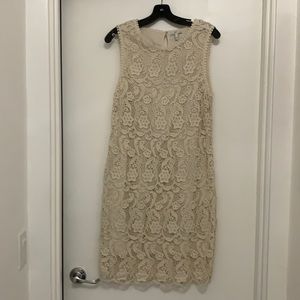 JOIE: Beautifully crocheted dress.